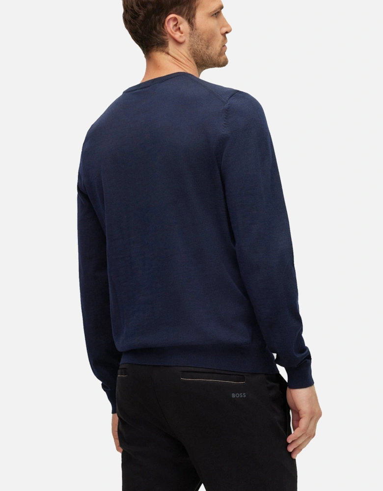 Botto-l Crew Neck Knitwear Dark Blue