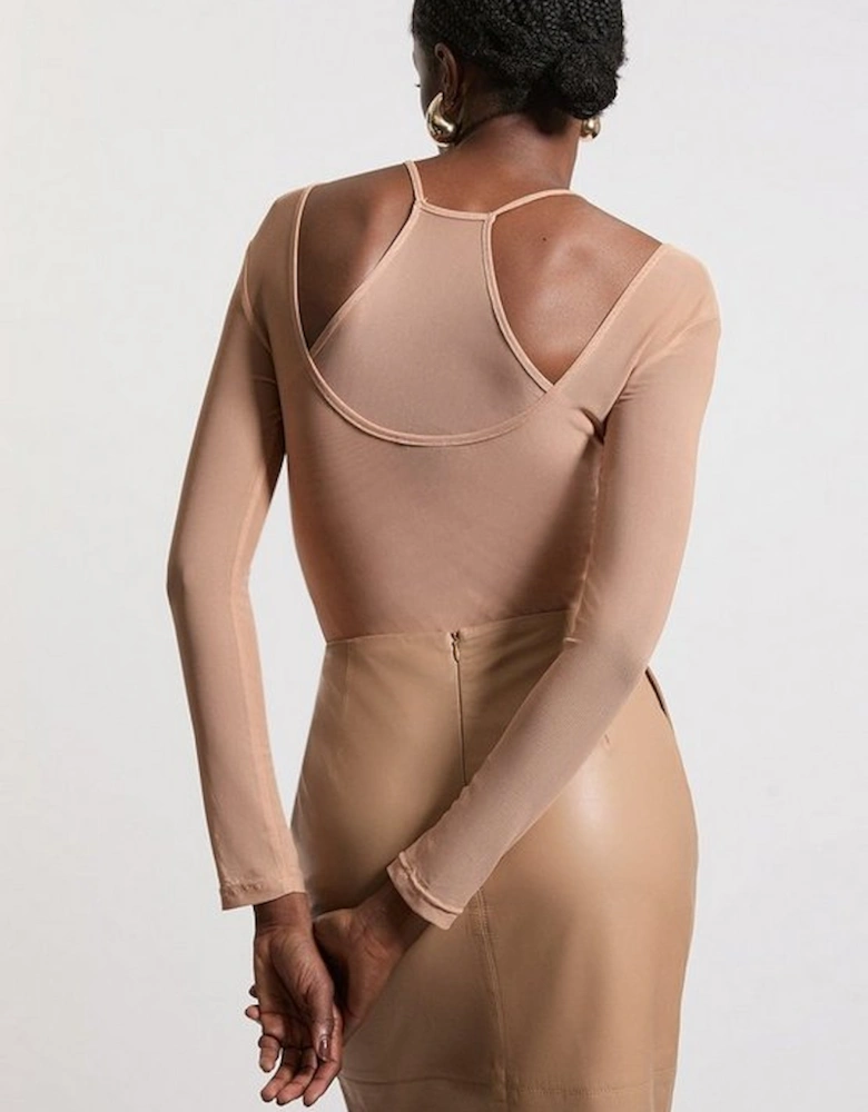 Double Layered Mesh Bodysuit