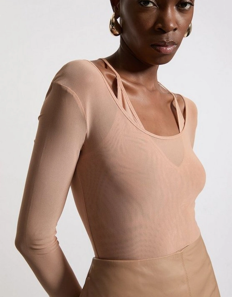 Double Layered Mesh Bodysuit