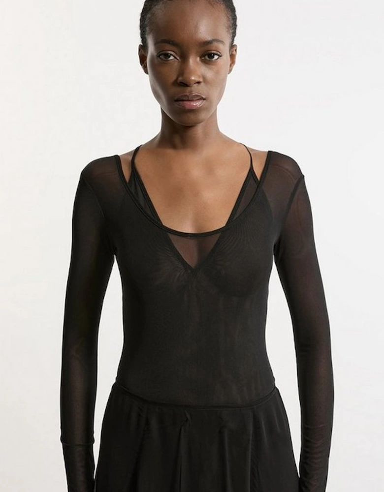 Double Layered Mesh Bodysuit