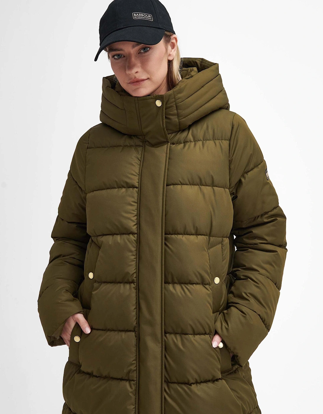 Longline Barron Womens Puffer Jacket