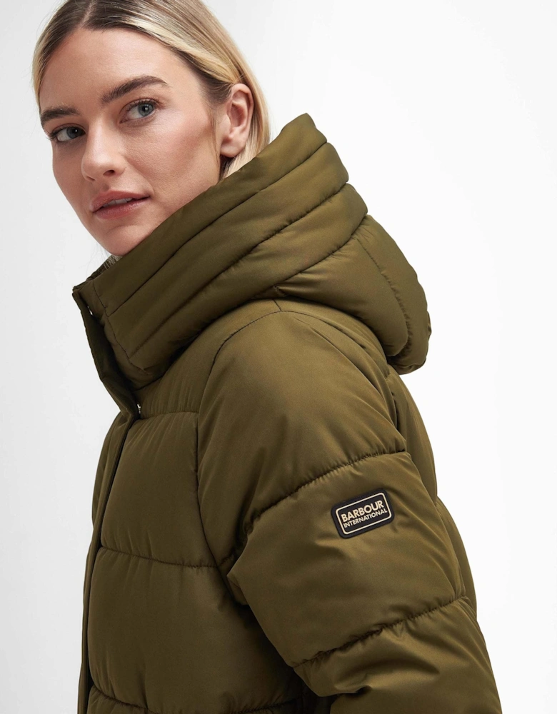 Longline Barron Womens Puffer Jacket