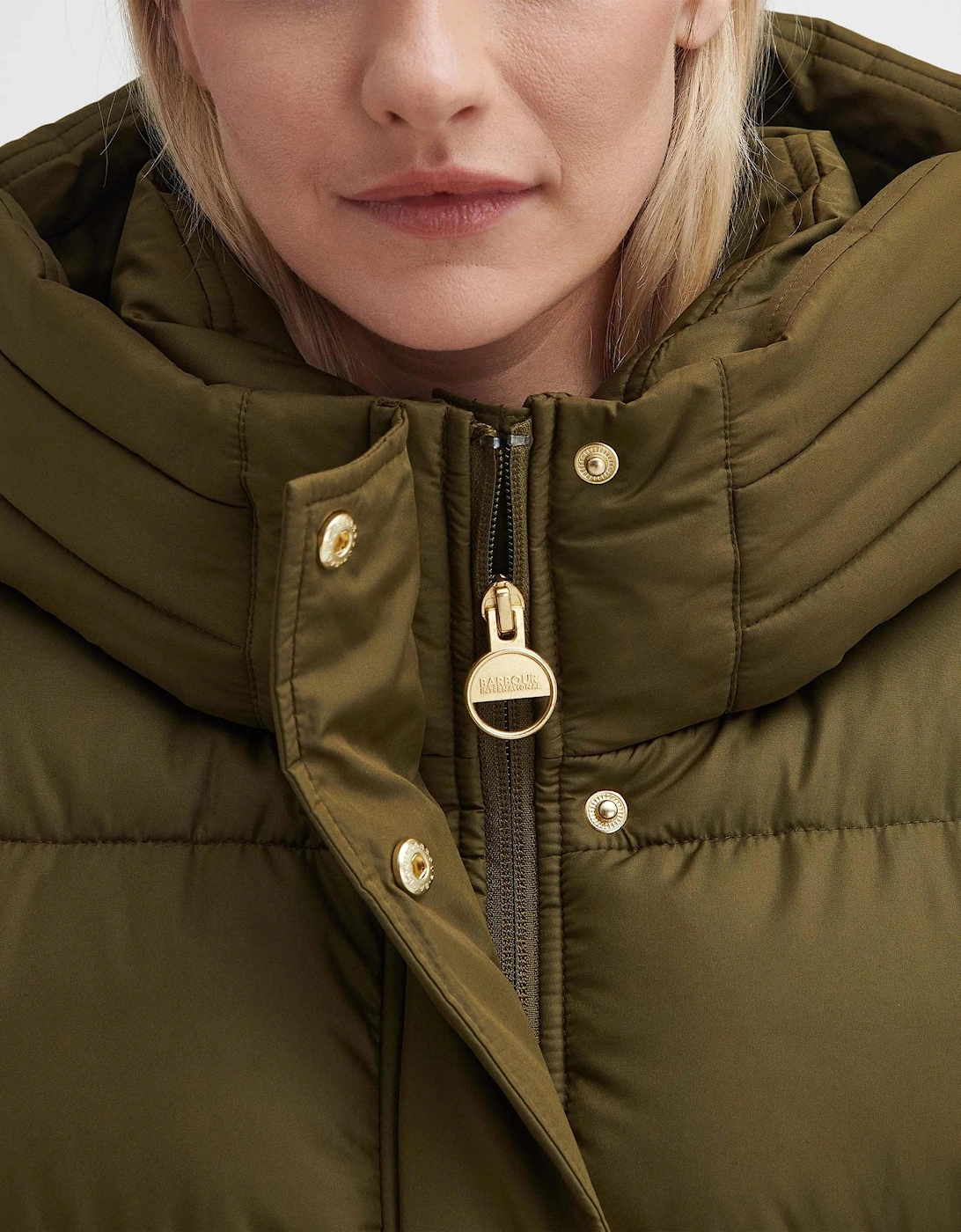 Longline Barron Womens Puffer Jacket