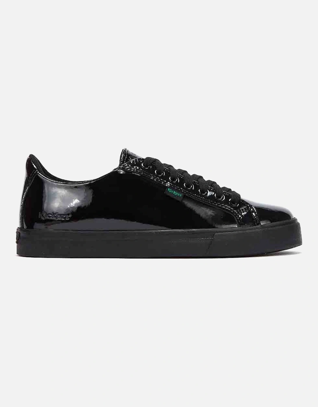 Tovni Lacer Youth Black Patent Shoes