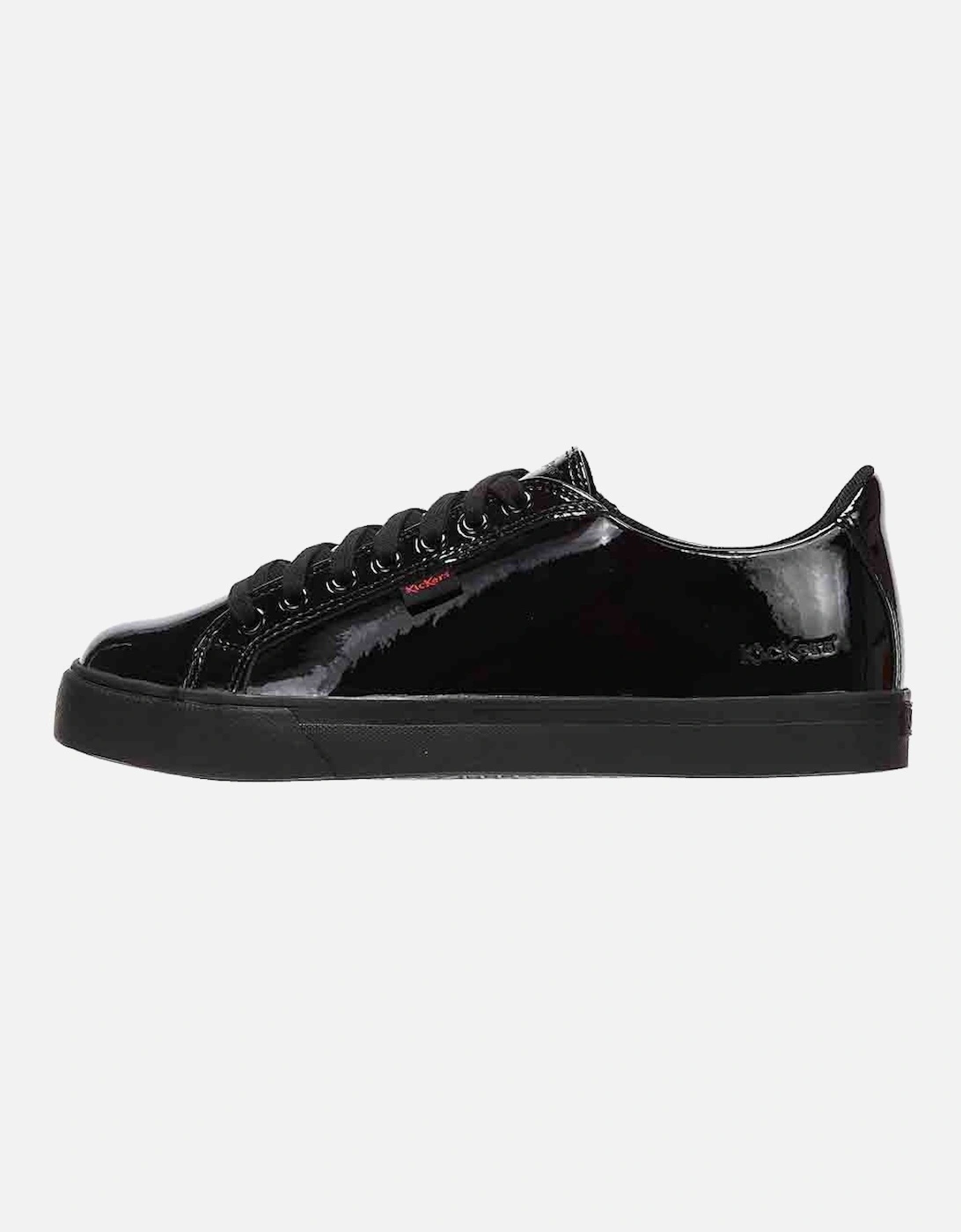 Tovni Lacer Youth Black Patent Shoes