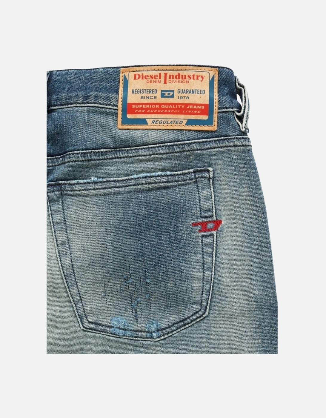 Sleenker Fadeded Blue Denim Jeans