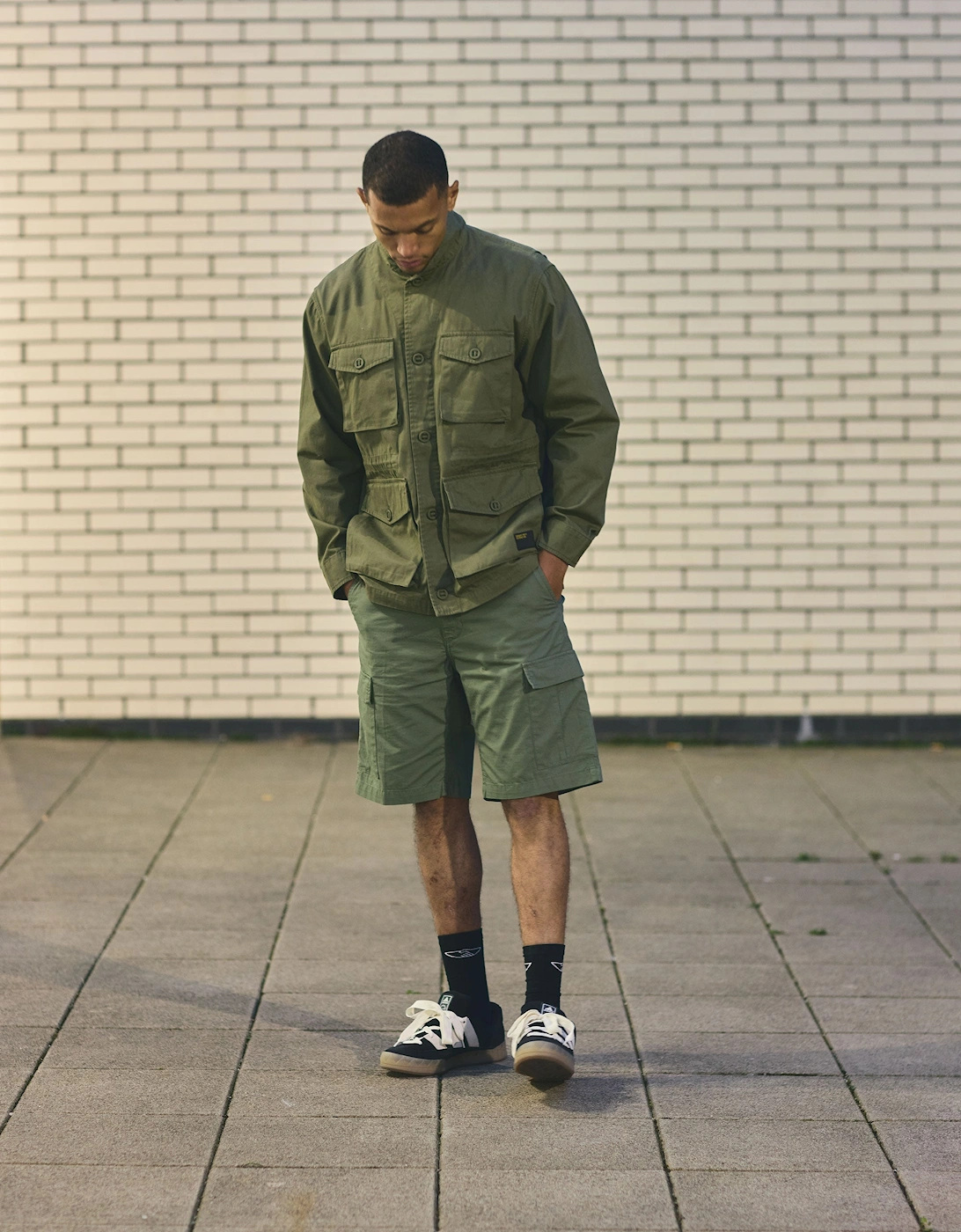 Aviation Cargo Shorts - Dollar Green