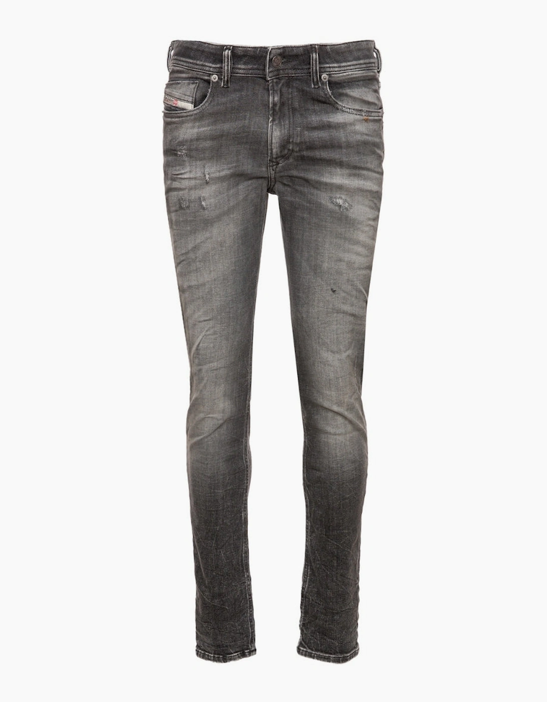 Diesel Men's Grey Sleenker Fadeded Black Faded Denim Jeans W29
