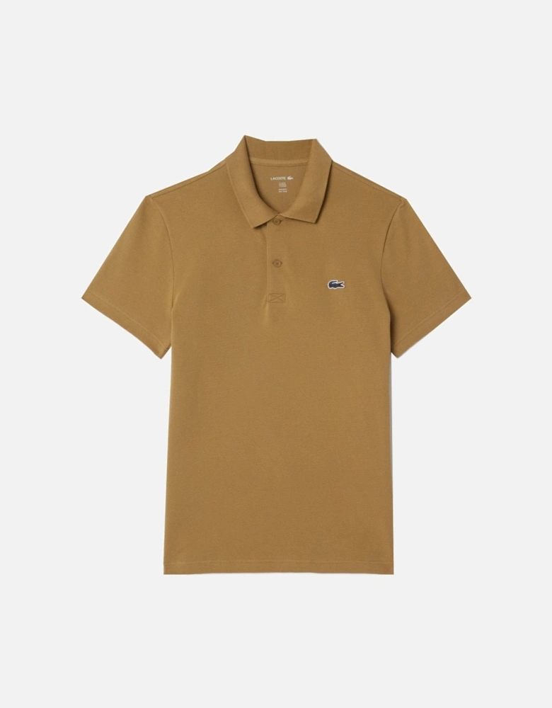 Men's Brown Short Sleeved Polo Shirt