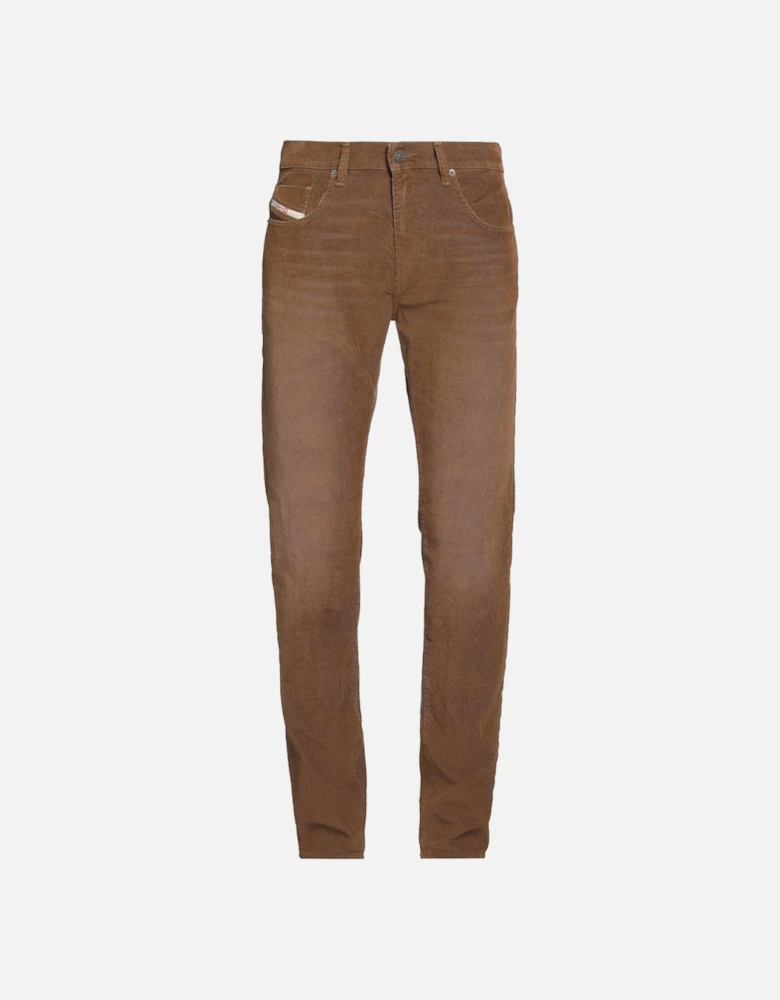 D-Strukt Brown Cord Jeans