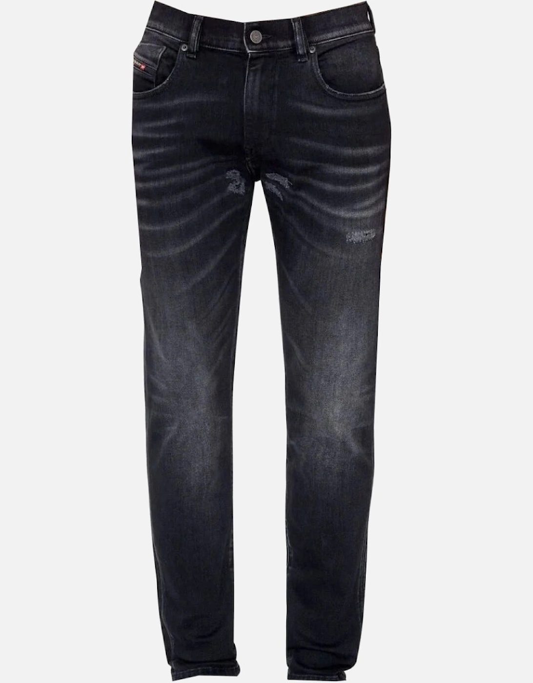 D-Strukt Black Destroyed Reinforced Denim Jeans, 5 of 4