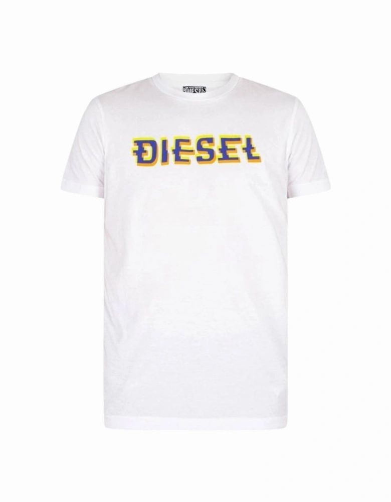 Pixel Logo White T-Shirt