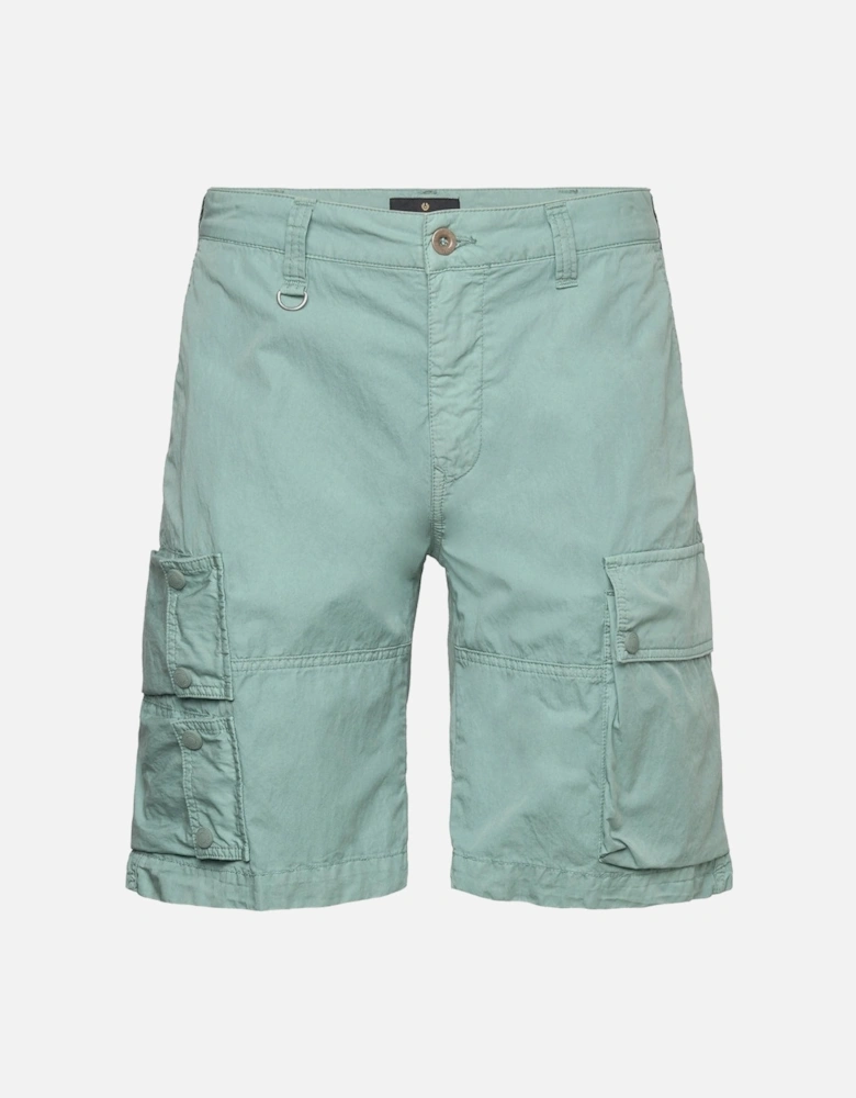 Hacker Steel Green Cargo Shorts