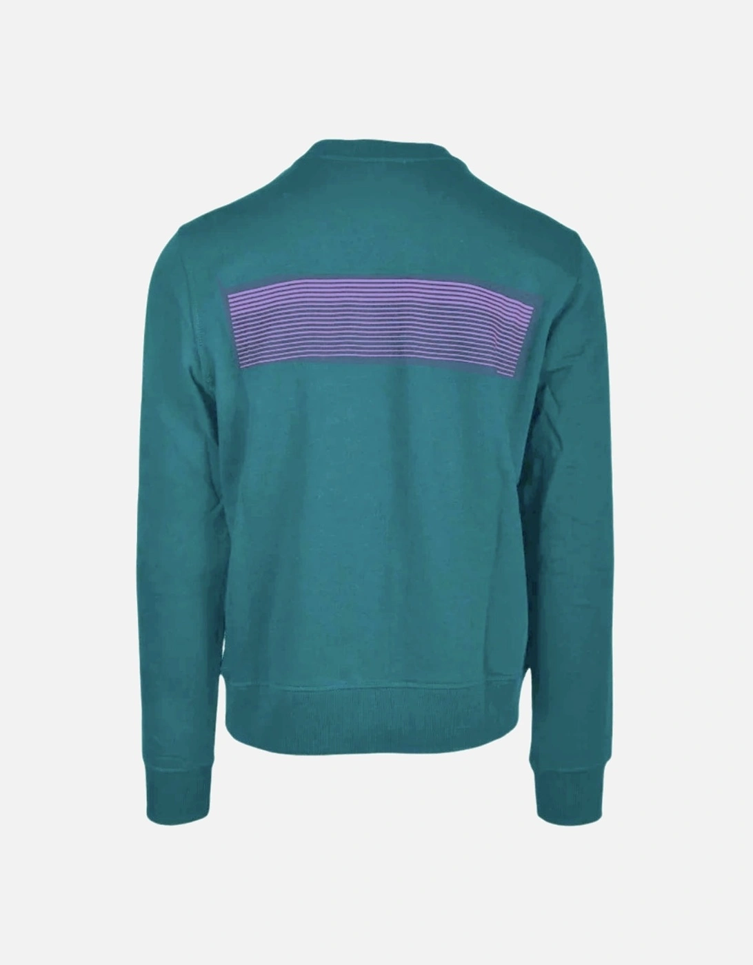 Striped Logo Blue Sweatshirt