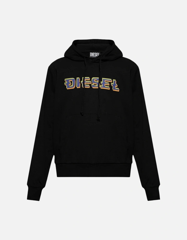 Pixel Logo Black Hoodie