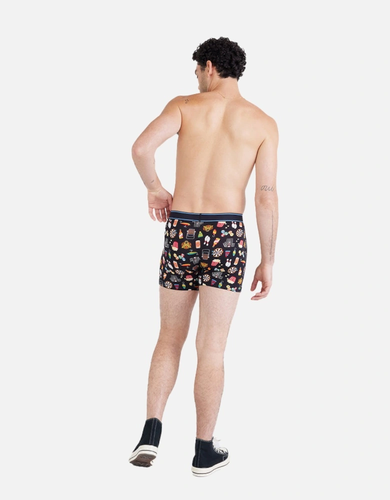 Daytripper Types of Stripes Boxer Brief, Black