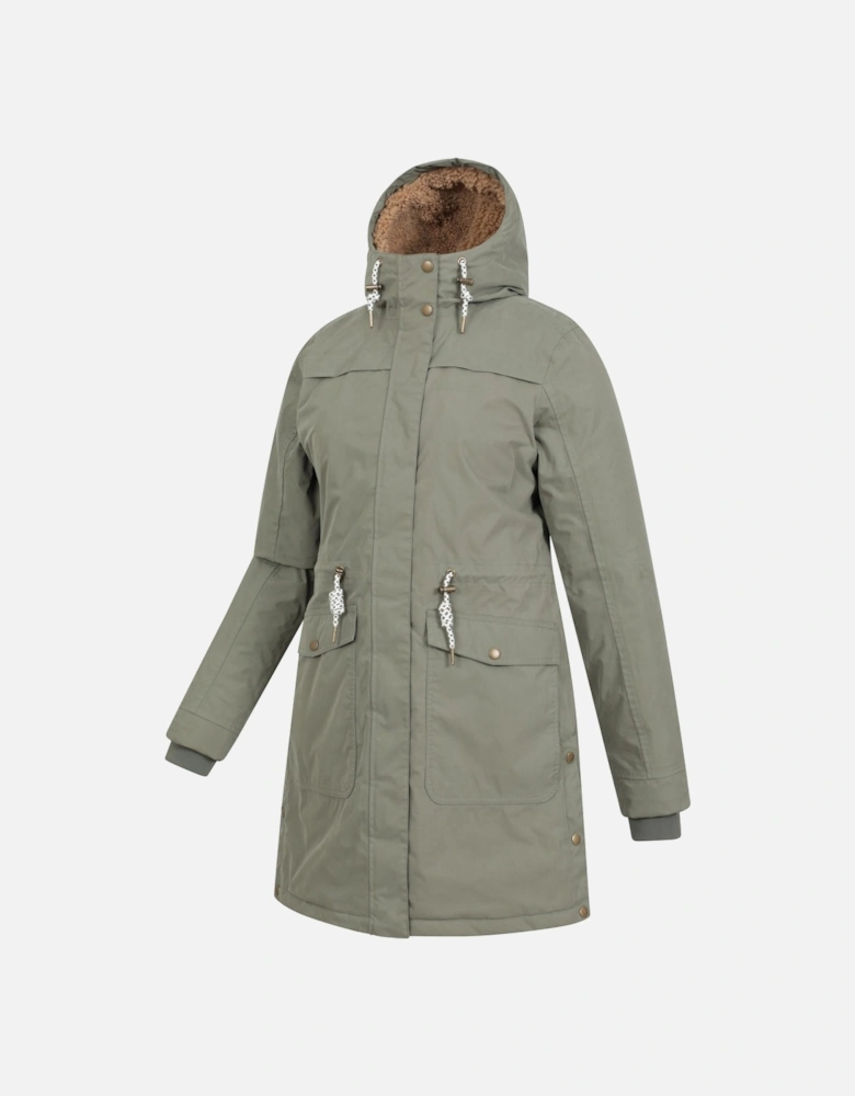 Womens/Ladies Acorn Waterproof Borg Lined Padded Parka