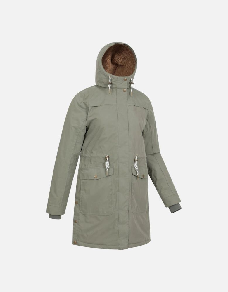 Womens/Ladies Acorn Waterproof Borg Lined Padded Parka