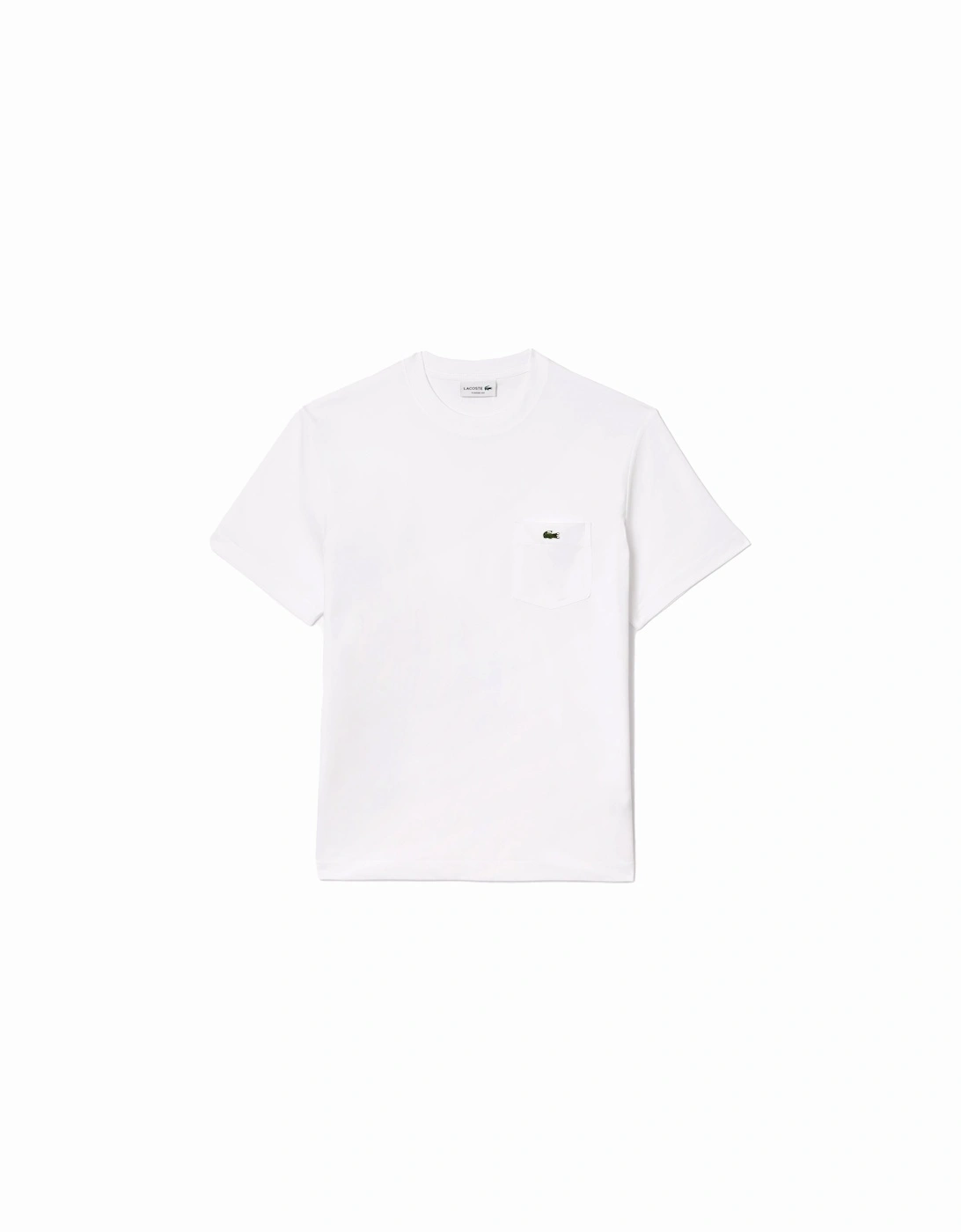 Chest Pocket Cotton T-Shirt White, 3 of 2