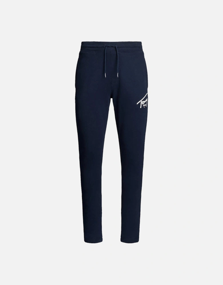 Signature Logo Graphic Slim Joggers Dark Night Navy