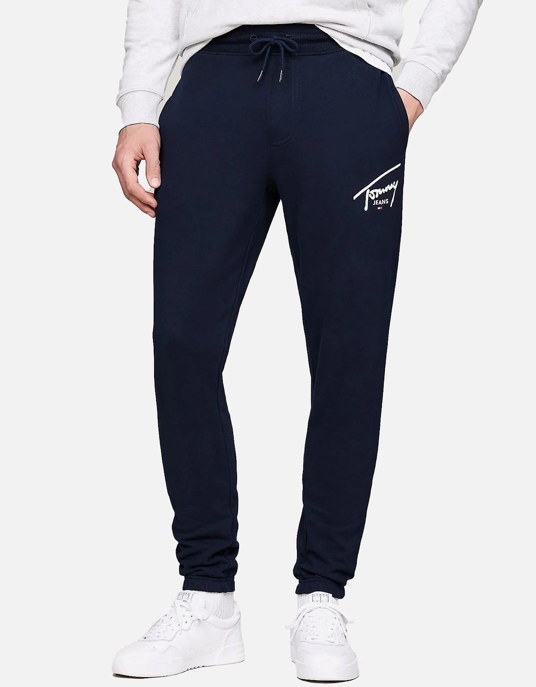 Signature Logo Graphic Slim Joggers Dark Night Navy