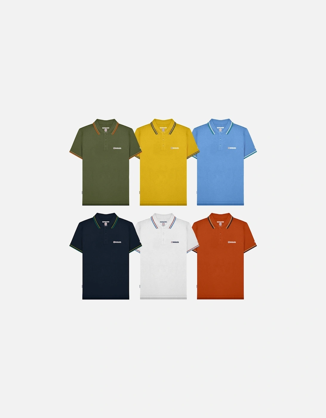 Mens Twin Tipped Retro Polo Shirt, 90 of 89