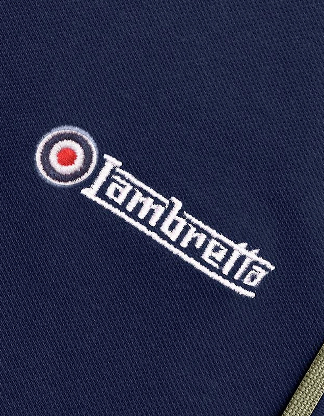 Mens Twin Tipped Retro Polo Shirt