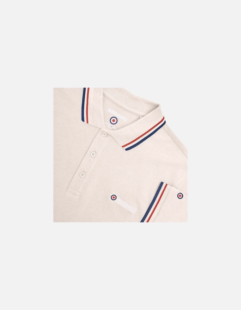 Mens Twin Tipped Retro Polo Shirt
