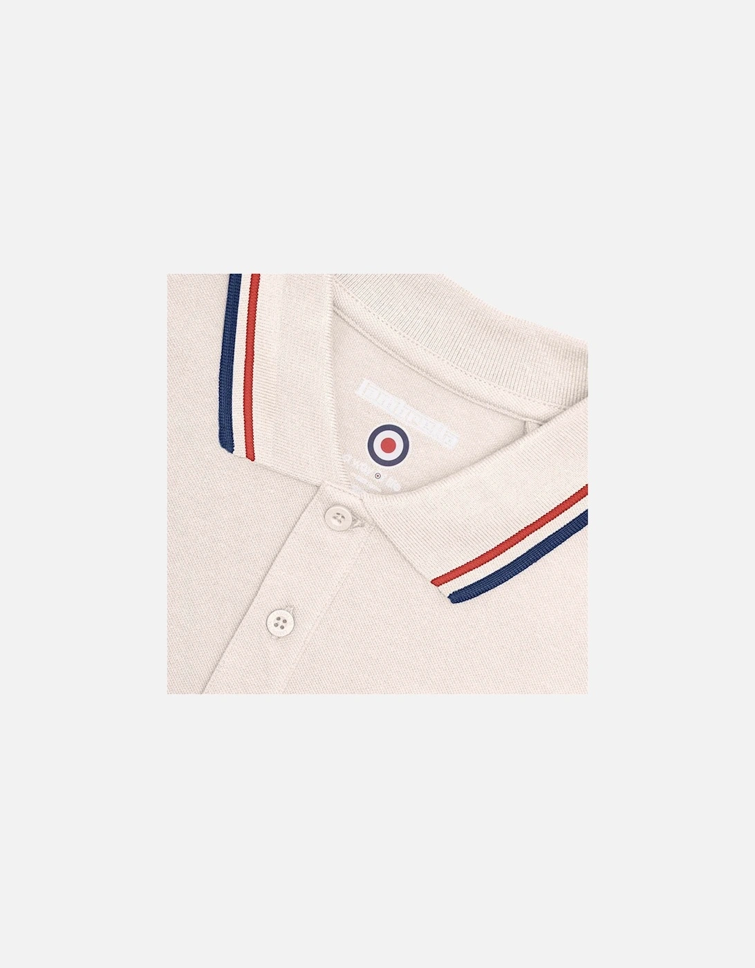Mens Twin Tipped Retro Polo Shirt