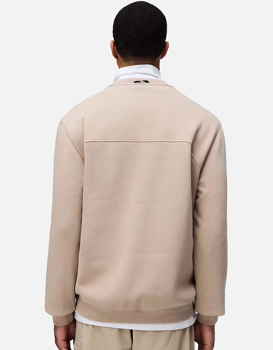 Badge Sweatshirt Beige Rocky