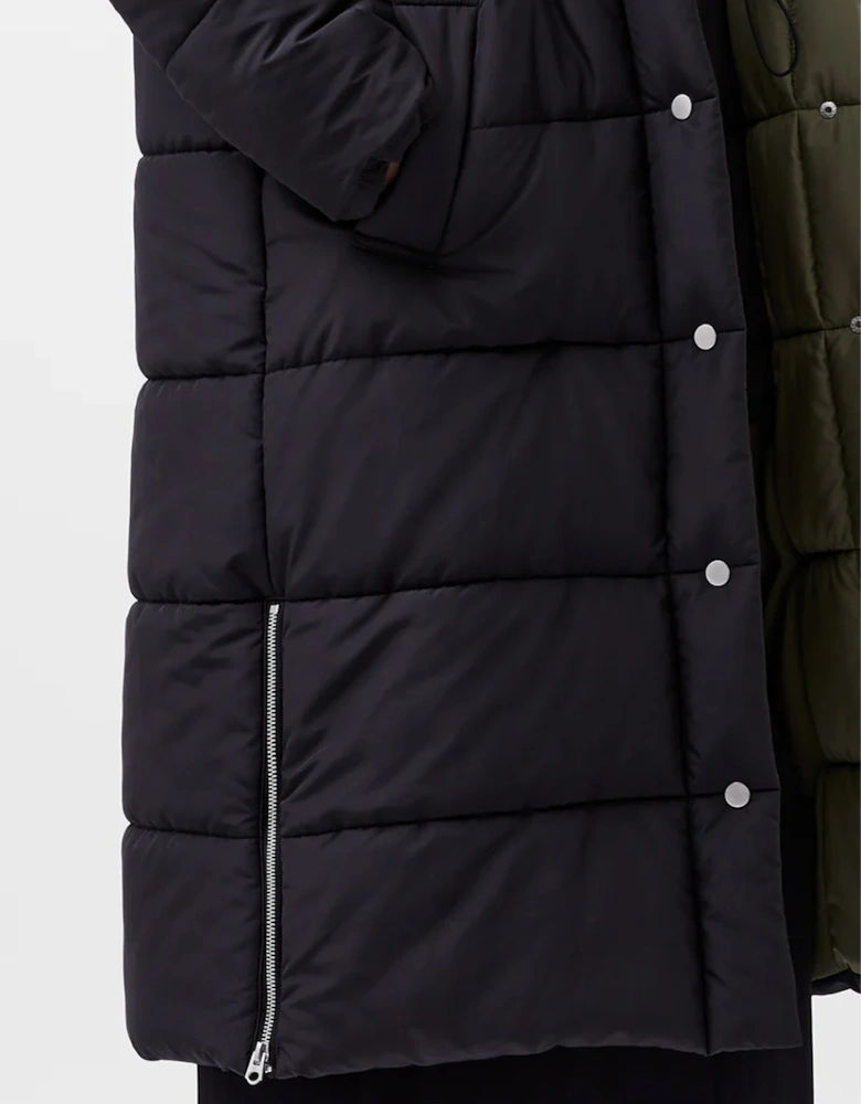 Auden Double Front Puffer Jacket Blackout/Tarmac Khaki