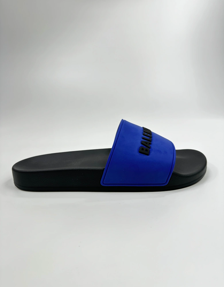 LOGO SLIDES BLACK/BLUE