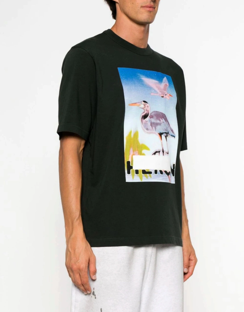 CENSORED HERON TEE BLACK