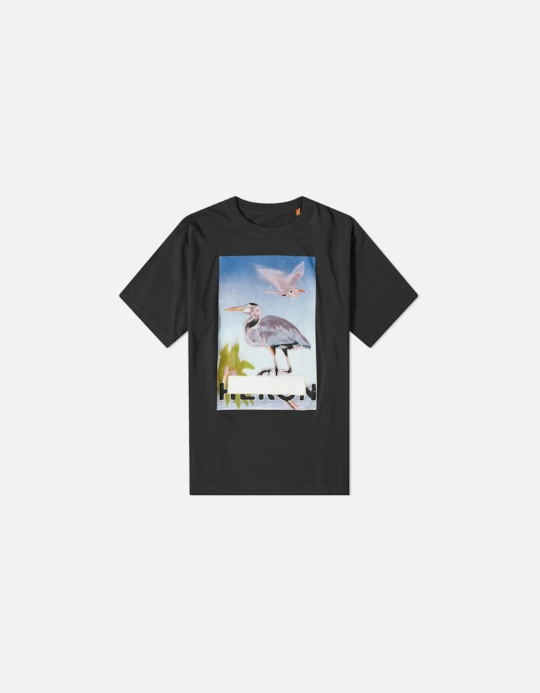 CENSORED HERON TEE BLACK