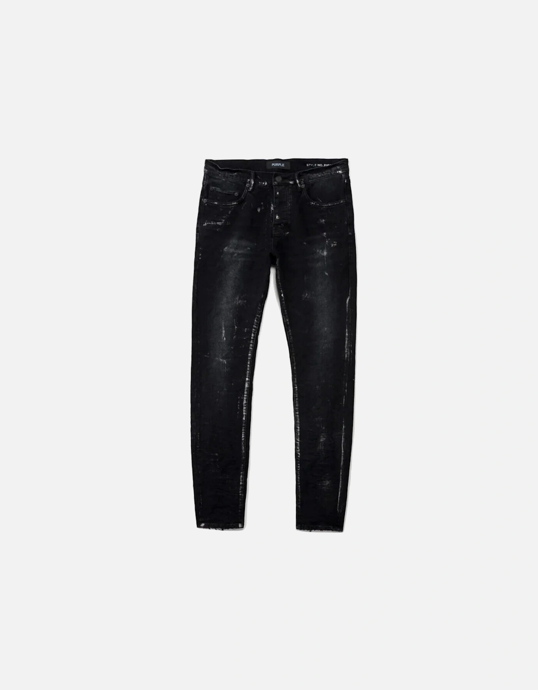 P001 LOW RISE JEANS BLACK METALLIC, 8 of 7