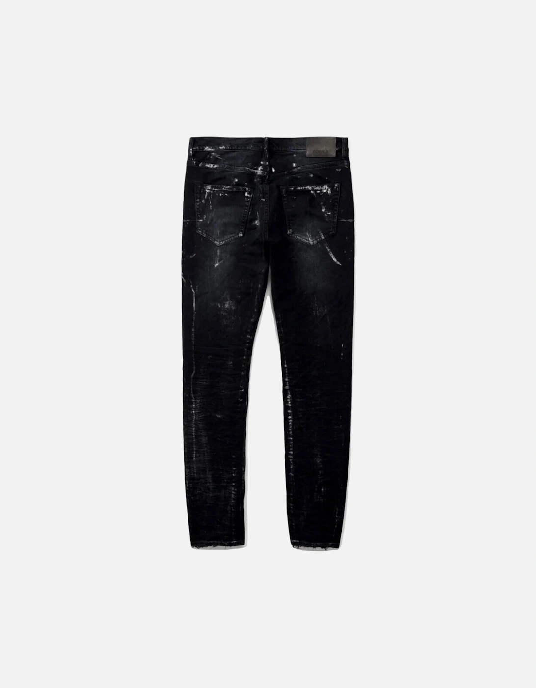 P001 LOW RISE JEANS BLACK METALLIC