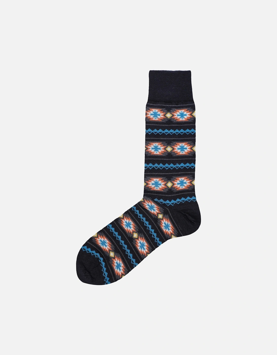 Wool Blend Aztec Socks, 2 of 1