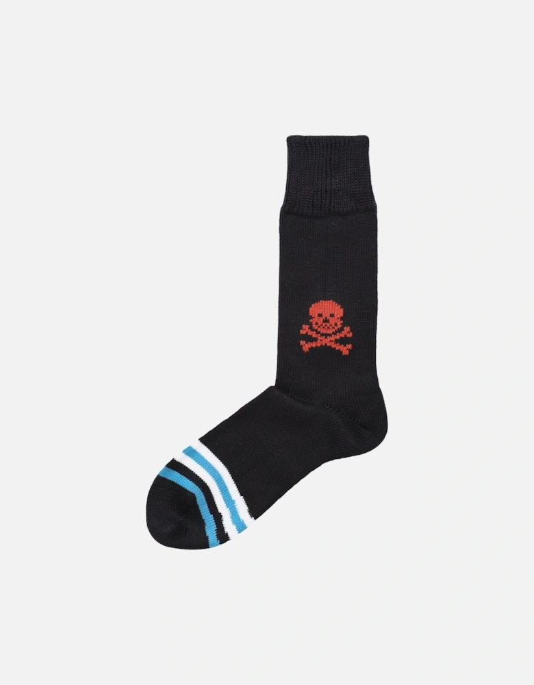 Cotton Skull & Crossbones Socks