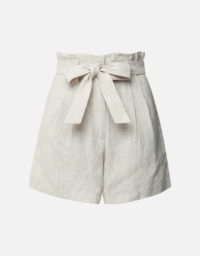 The Linen High-Waisted Shorts