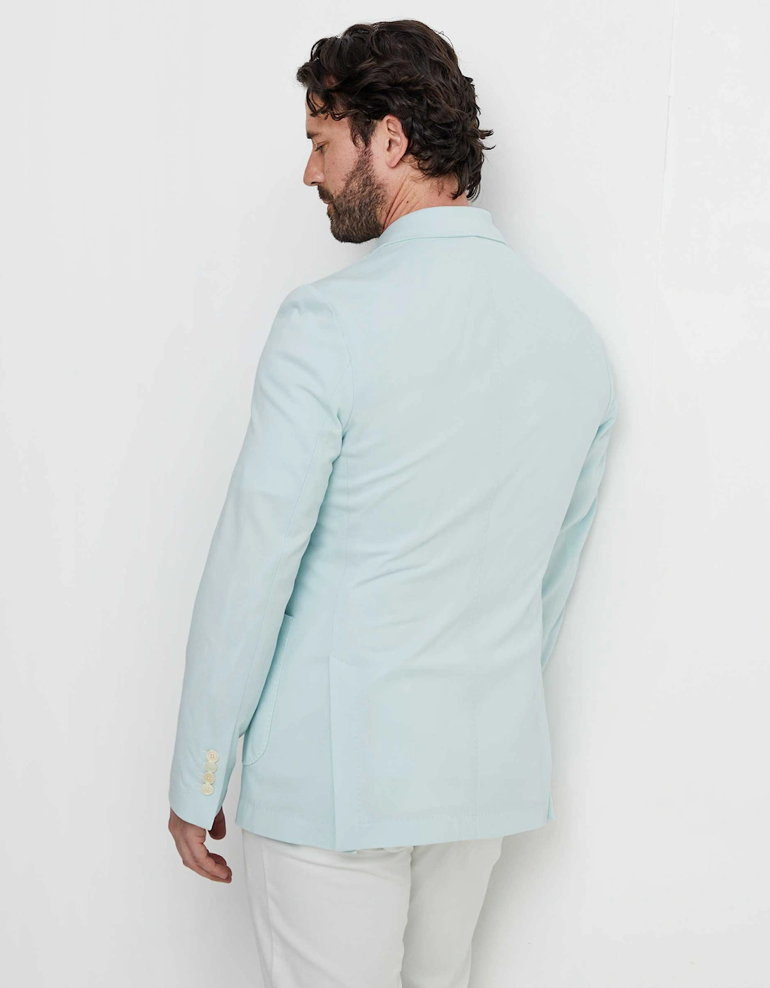 Mercerised Double Breasted Blazer