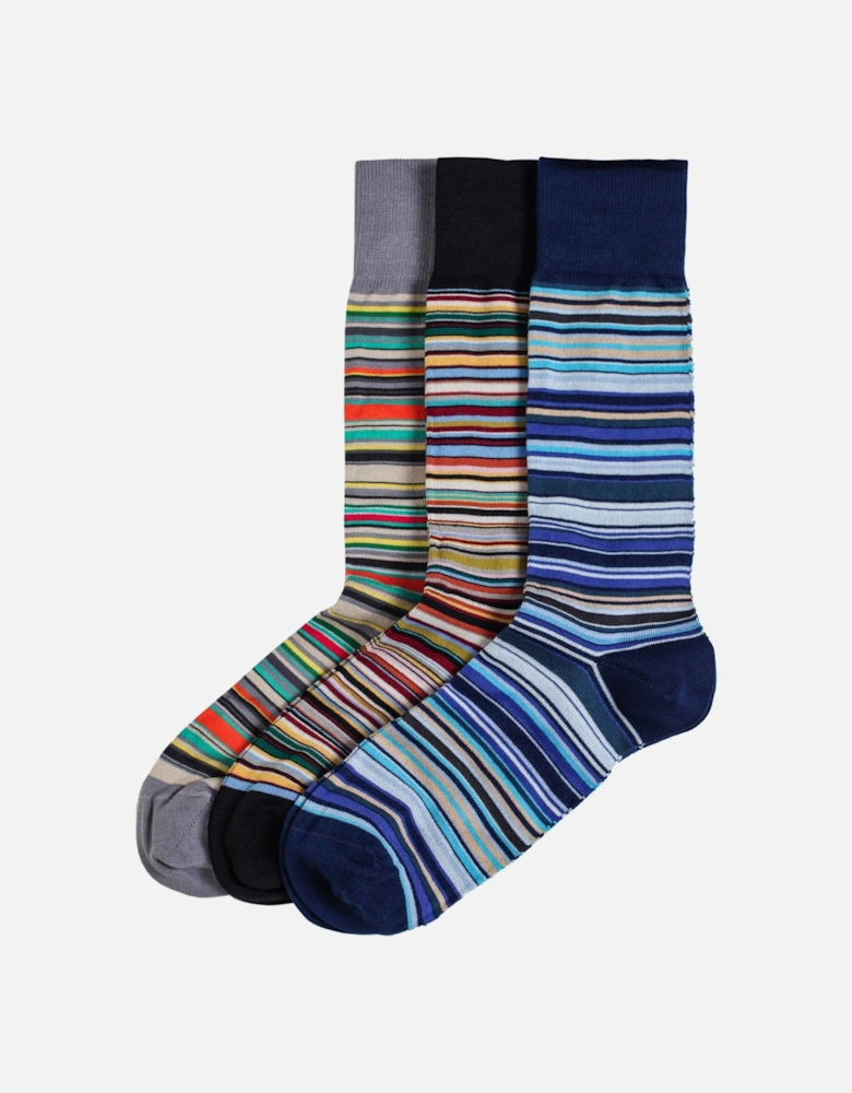 Signature Stripe Socks 3 Pack