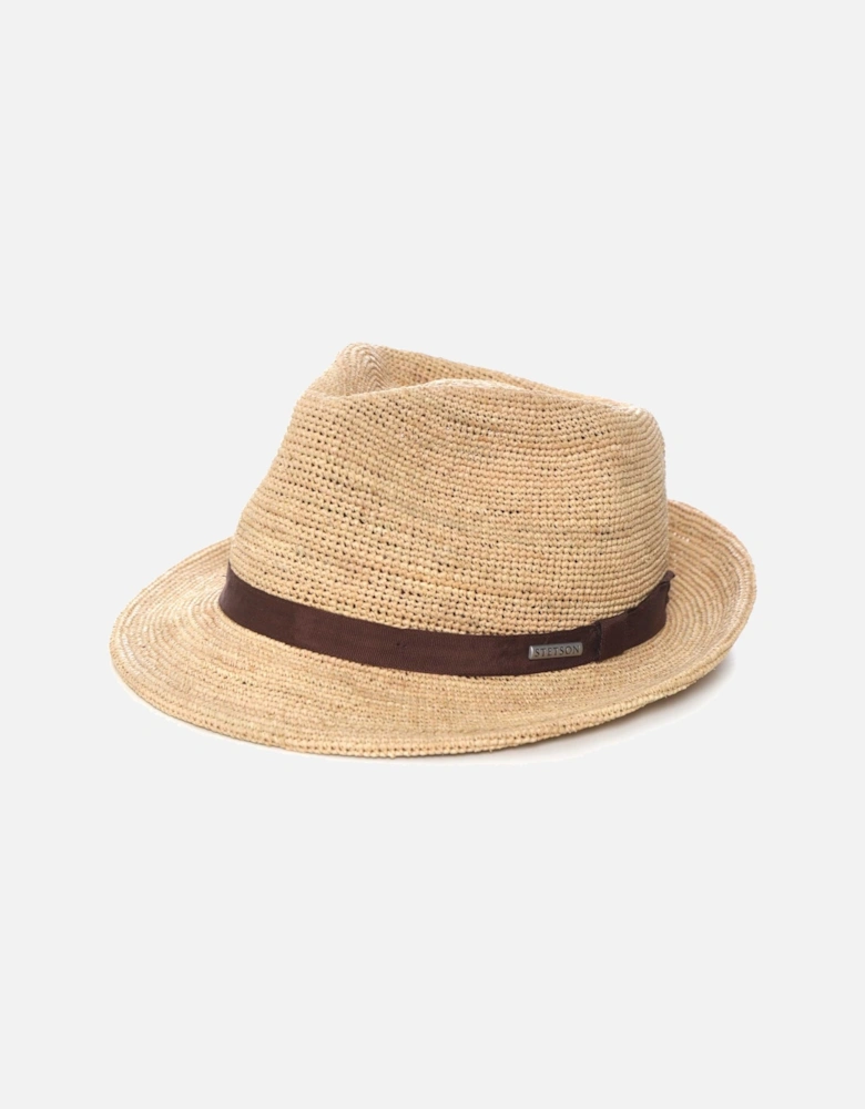 Raffia Crochet Fedora