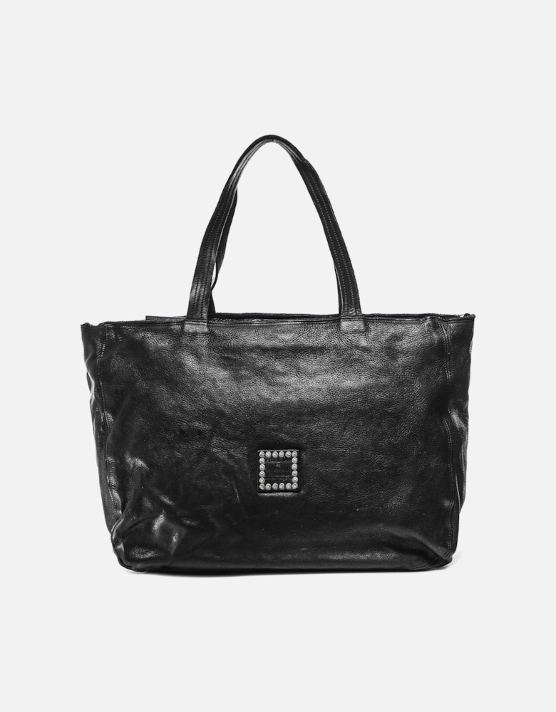 Leather Shopper Bag