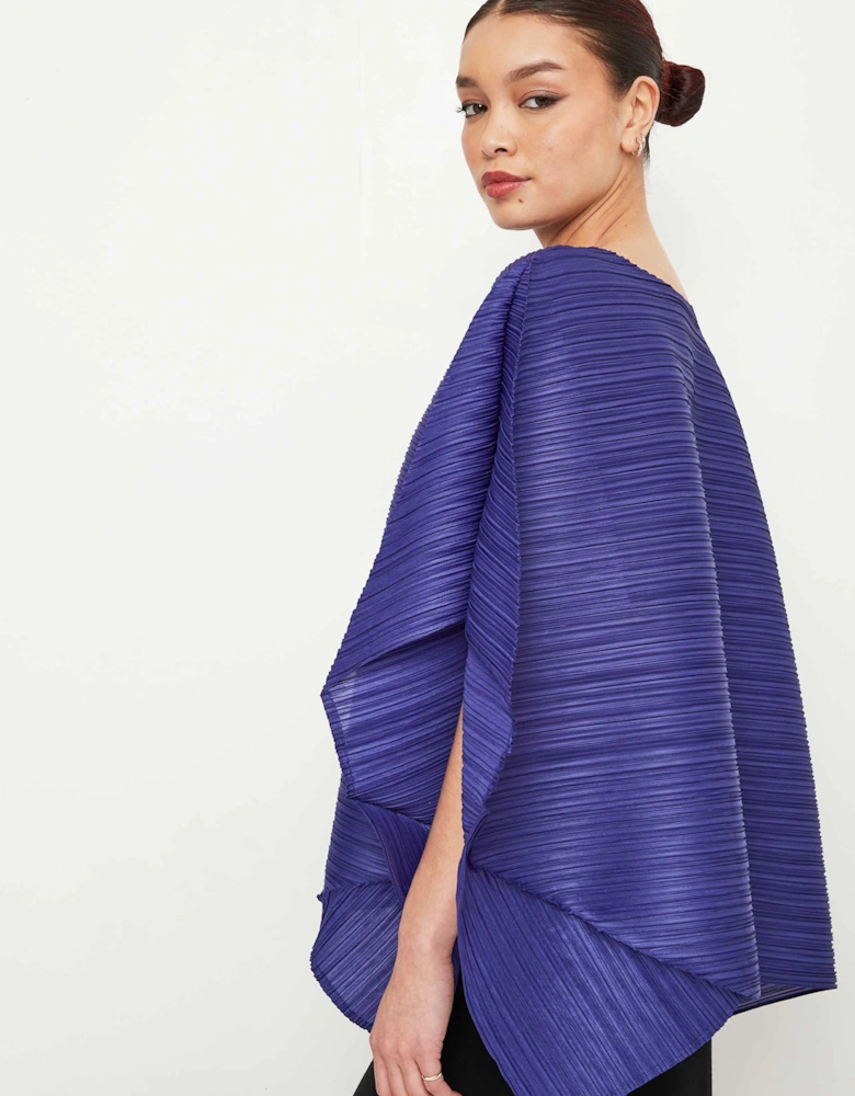 Pleated Poncho