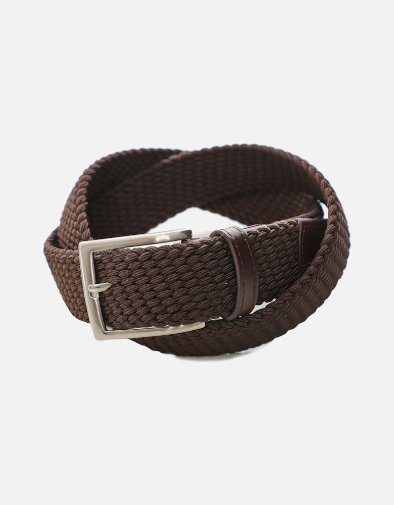 Elasticated Leather Belt