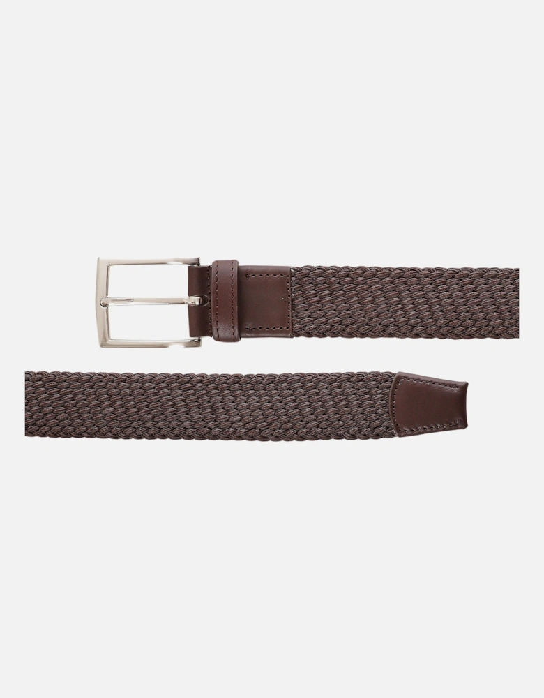Elasticated Leather Belt