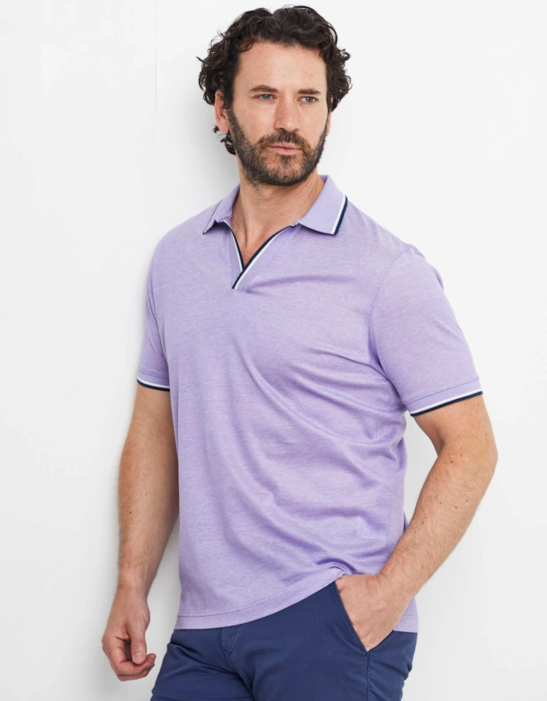 Pique Skipper Polo Shirt