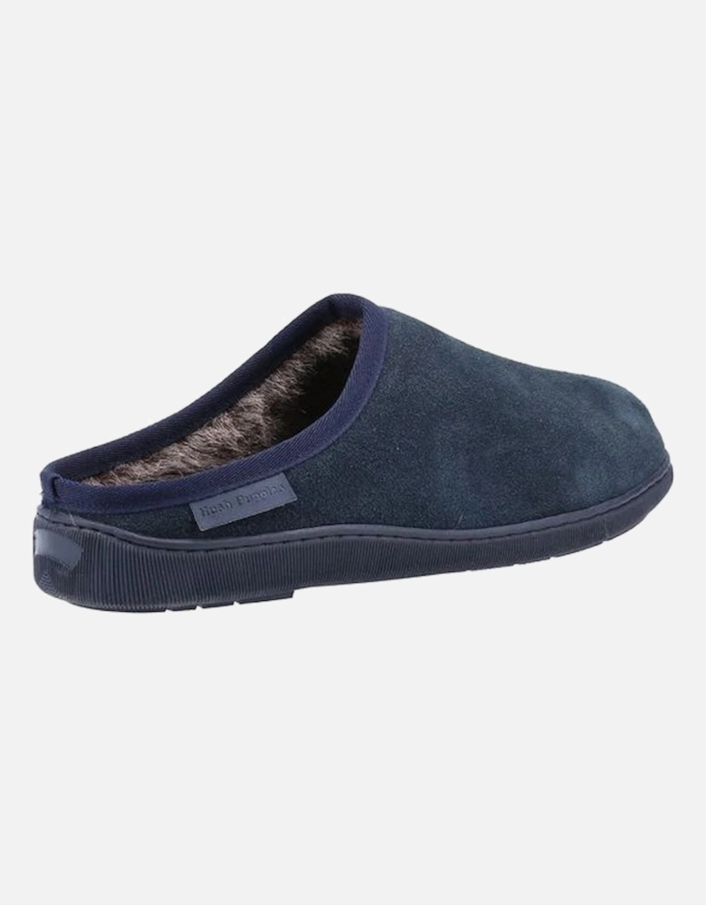 Ashton mens slippers in Navy