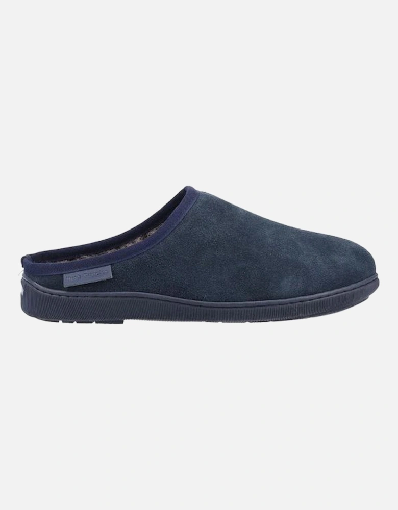 Ashton mens slippers in Navy