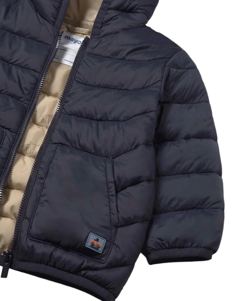 Navy Puffer Coat